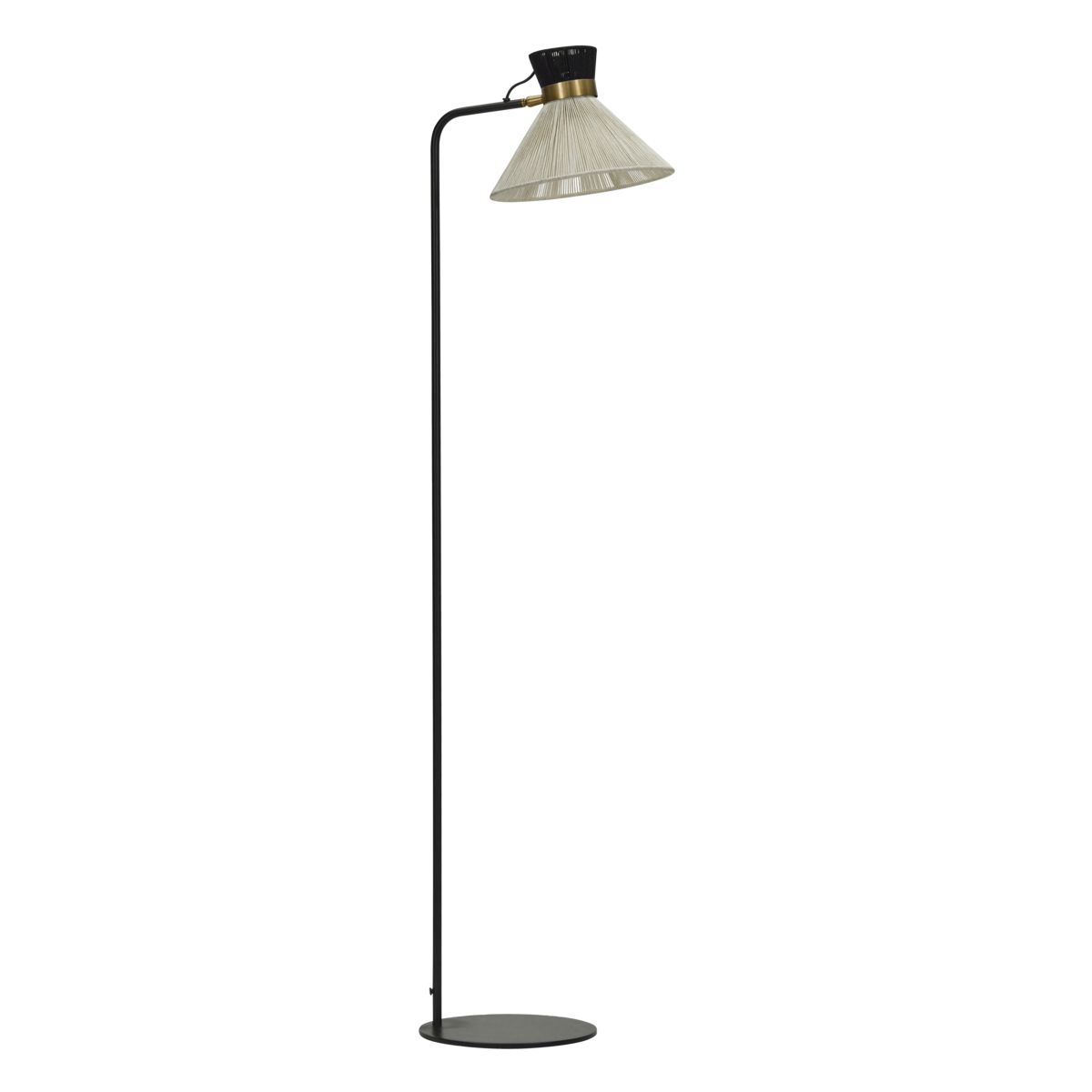 Golvlampa HDCord Svart House Doctor