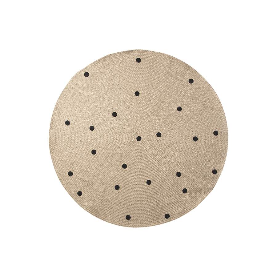 Jutematta rund 100 cm prickar Ferm Living