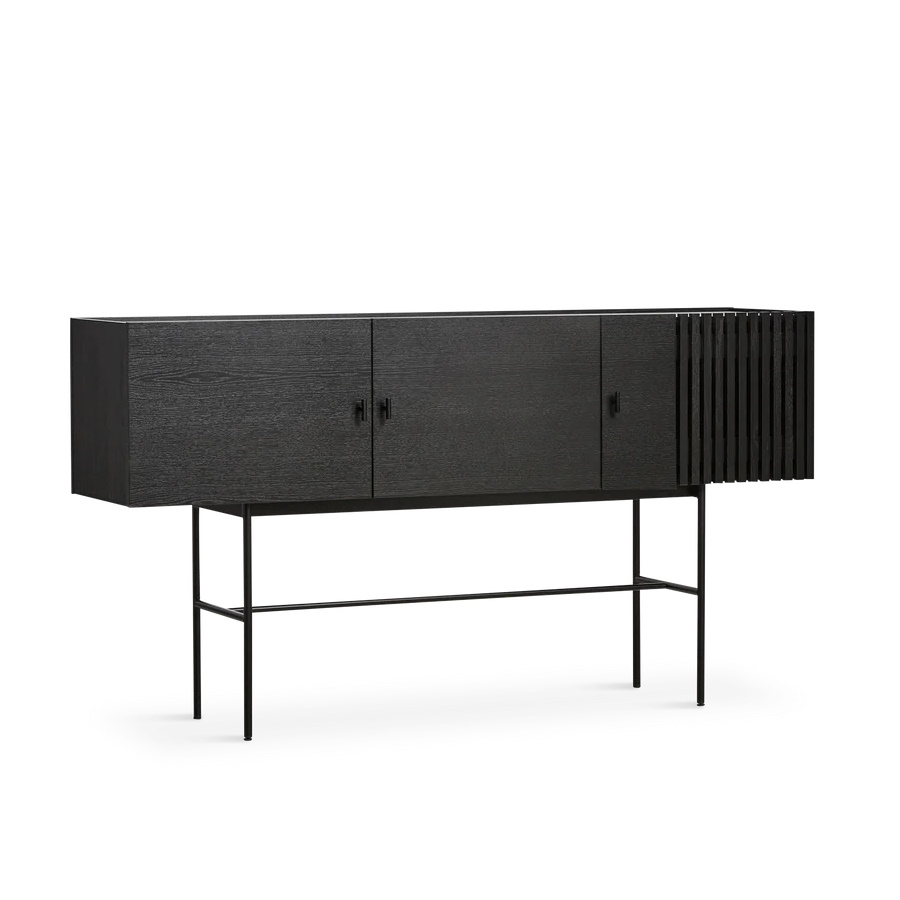 Array Hög Sideboard 180 cm svart Woud