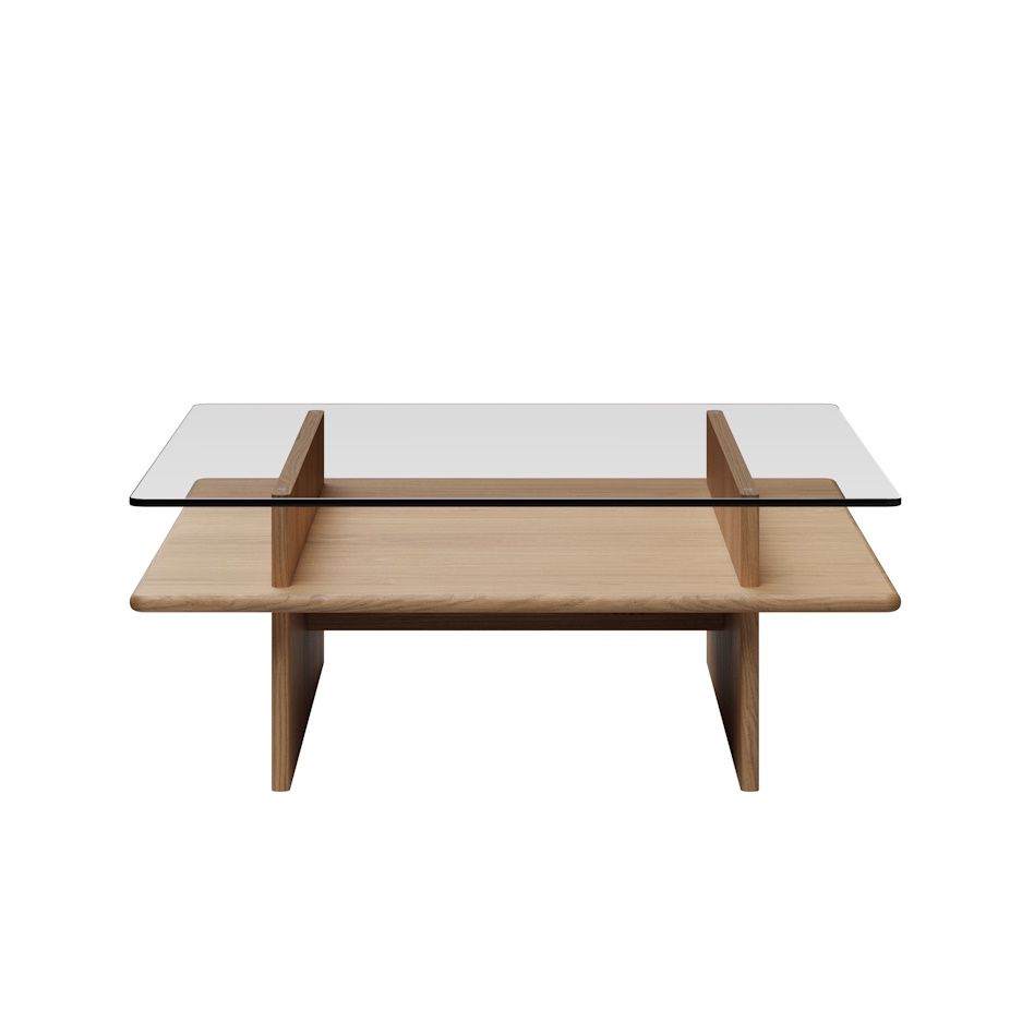 Parallel Coffee table 90 x 90 cm ek Woud