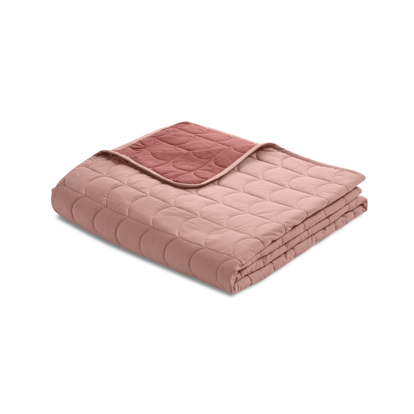 Överkast / Quiltat täcke rosa ROOM Flexa