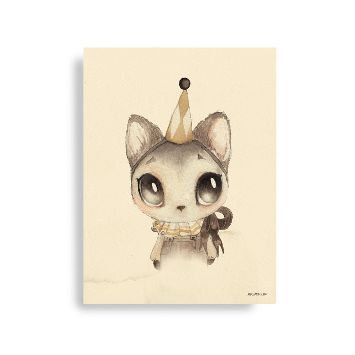 Dear Meow poster 30 x 40 cm Mrs Mighetto