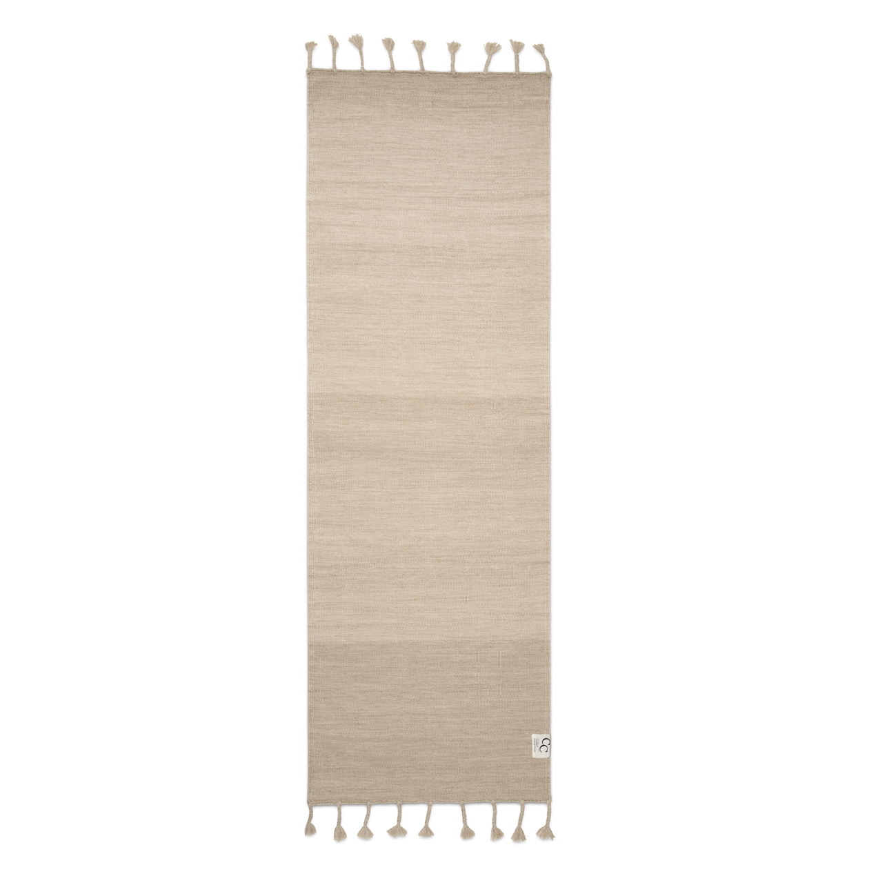 Gångmatta Ull PLAIN SAND 80 x 250 cm Classic Collection