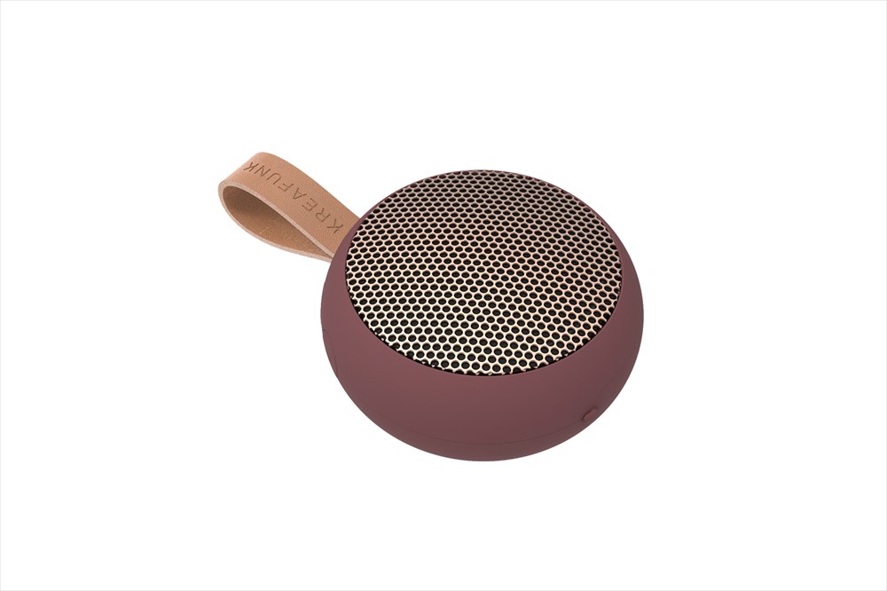 aGO plum w. rose gold grill Mini Bluetooth-högtalare